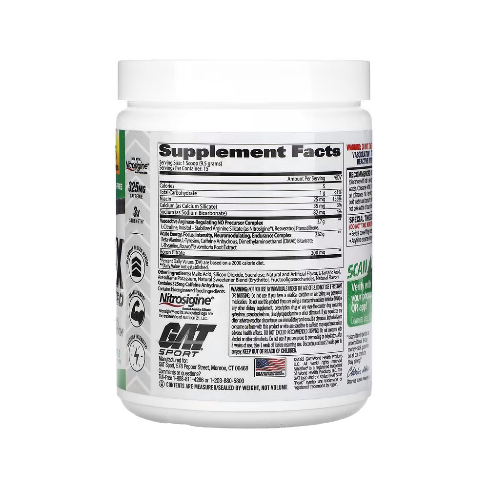 GAT Sport Nitraflex Advanced (142.5 g) 15 SERV.