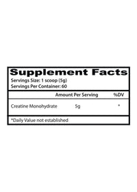 INSANE LABZ CREATINE MONOHYDRATE 60 SERV